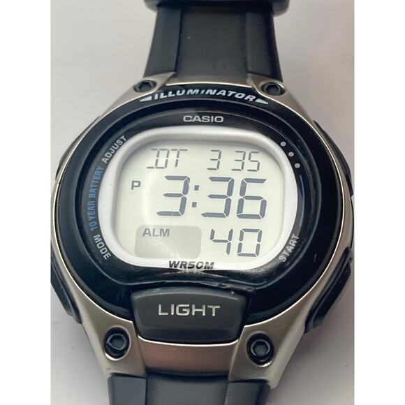 Casio Illuminator Multifunction Sport Womens Watch 34mm Alarm Timer WR Backlight - Picture 7 of 9